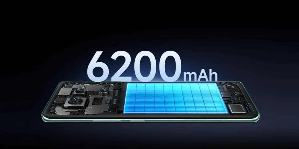 Rumours suggest a 6200mAh battery with support for 67W fast charging.